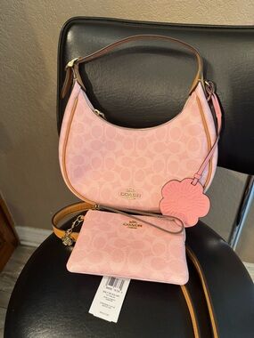 Coach purse and wristlet